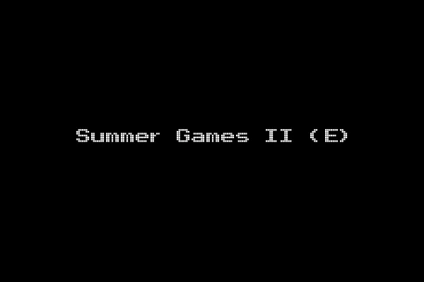 Summer Games II (E)