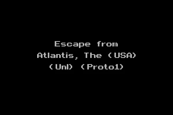 Escape from Atlantis, The (USA) (Unl) (Proto1)