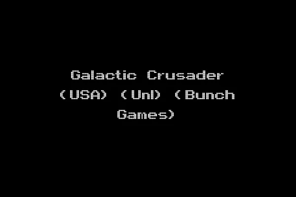 Galactic Crusader (USA) (Unl) (Bunch Games)