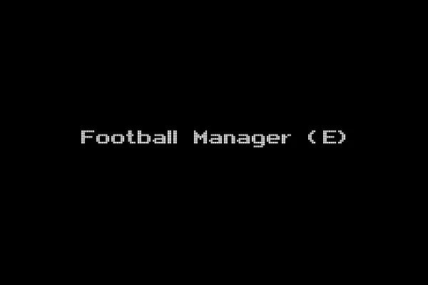 Football Manager (E)