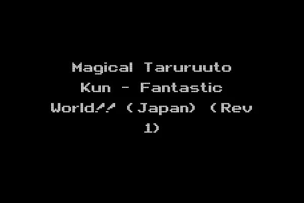 Magical Taruruuto Kun - Fantastic World!! (Japan) (Rev 1)
