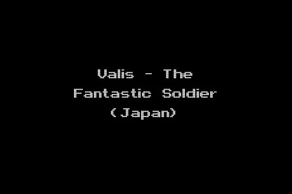 Valis - The Fantastic Soldier (Japan)