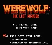 Werewolf - The Last Warrior (USA)