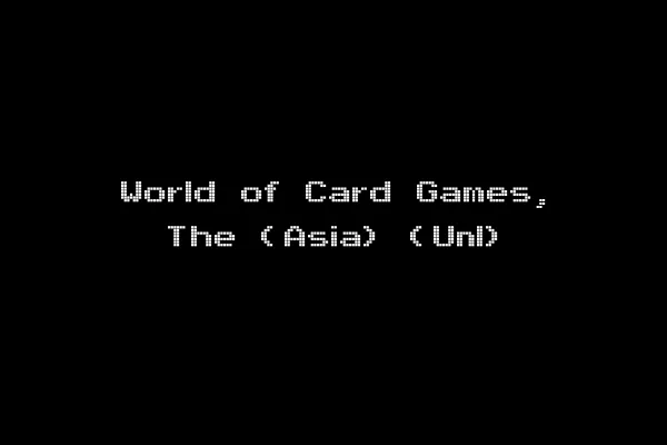 World of Card Games, The (Asia) (Unl)