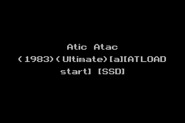 Atic Atac (1983)(Ultimate)[a][ATLOAD start] [SSD]