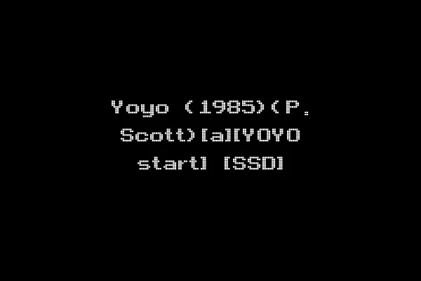 Yoyo (1985)(P. Scott)[a][YOYO start] [SSD]