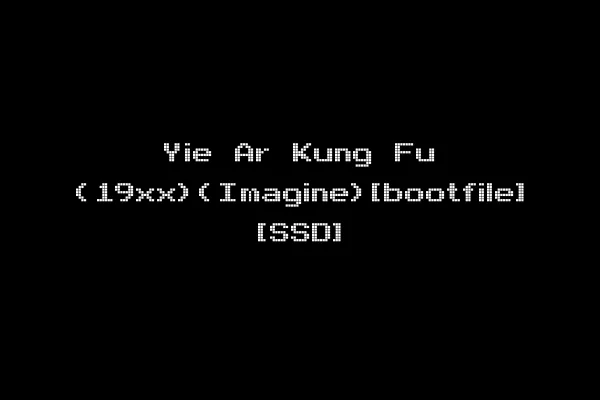 Yie Ar Kung Fu (19xx)(Imagine)[bootfile] [SSD]