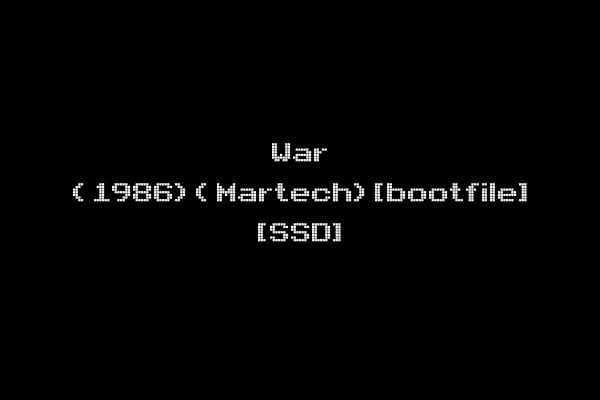 War (1986)(Martech)[bootfile] [SSD]