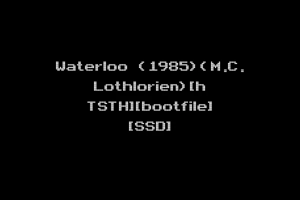 Waterloo (1985)(M.C. Lothlorien)[h TSTH][bootfile] [SSD]