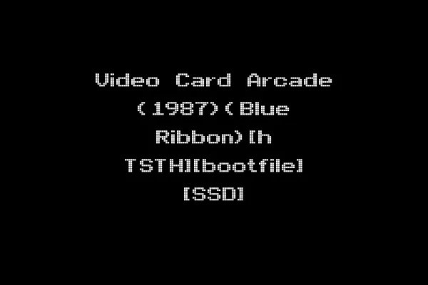 Video Card Arcade (1987)(Blue Ribbon)[h TSTH][bootfile] [SSD]