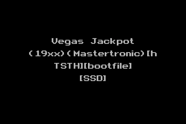 Vegas Jackpot (19xx)(Mastertronic)[h TSTH][bootfile] [SSD]