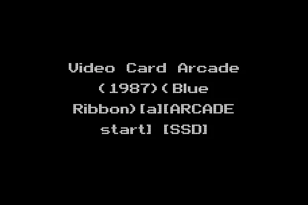 Video Card Arcade (1987)(Blue Ribbon)[a][ARCADE start] [SSD]