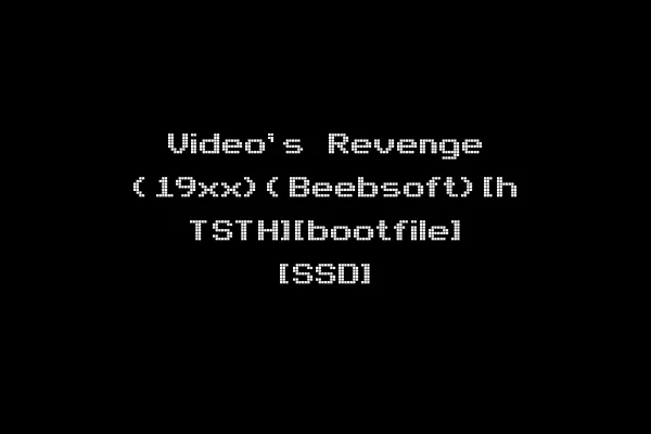 Video's Revenge (19xx)(Beebsoft)[h TSTH][bootfile] [SSD]