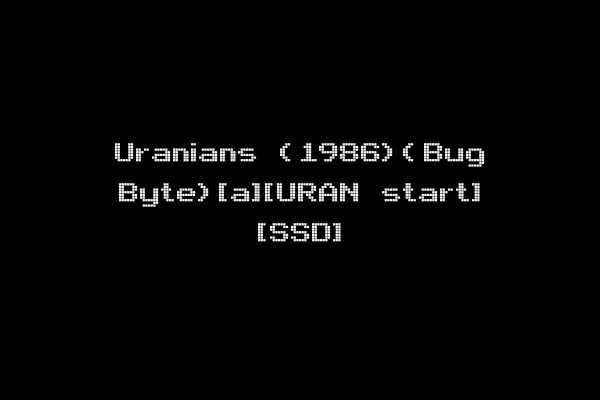 Uranians (1986)(Bug Byte)[a][URAN start] [SSD]