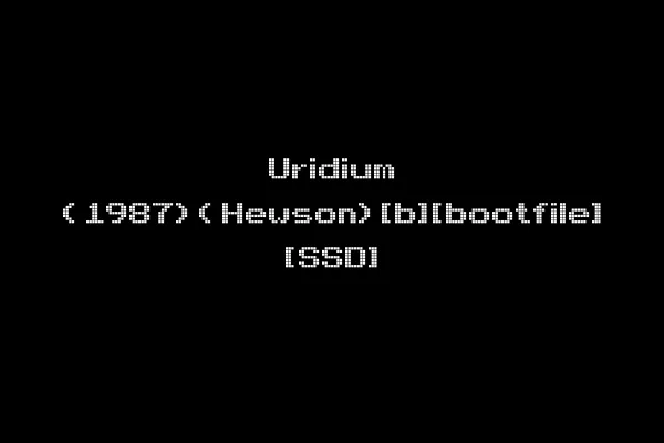 Uridium (1987)(Hewson)[b][bootfile] [SSD]