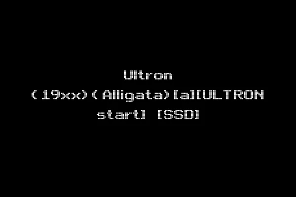 Ultron (19xx)(Alligata)[a][ULTRON start] [SSD]