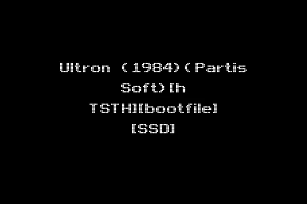 Ultron (1984)(Partis Soft)[h TSTH][bootfile] [SSD]