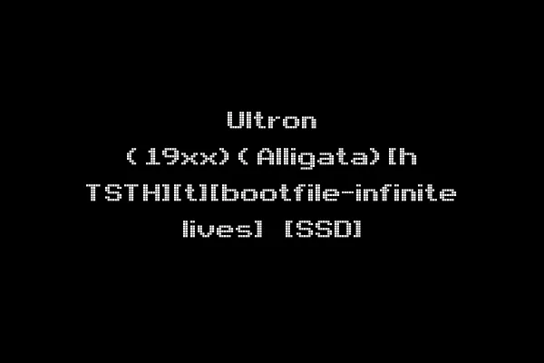Ultron (19xx)(Alligata)[h TSTH][t][bootfile-infinite lives] [SSD]