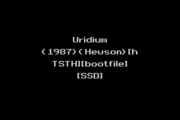 Uridium (1987)(Hewson)[h TSTH][bootfile] [SSD]