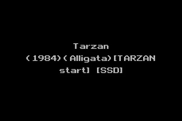 Tarzan (1984)(Alligata)[TARZAN start] [SSD]