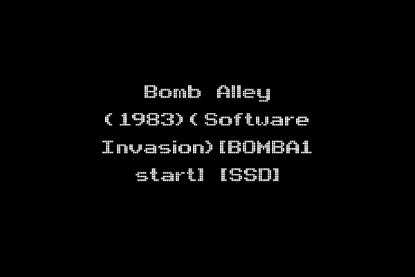 Bomb Alley (1983)(Software Invasion)[BOMBA1 start] [SSD]