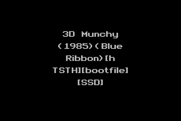 3D Munchy (1985)(Blue Ribbon)[h TSTH][bootfile] [SSD]