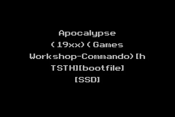 Apocalypse (19xx)(Games Workshop-Commando)[h TSTH][bootfile] [SSD]