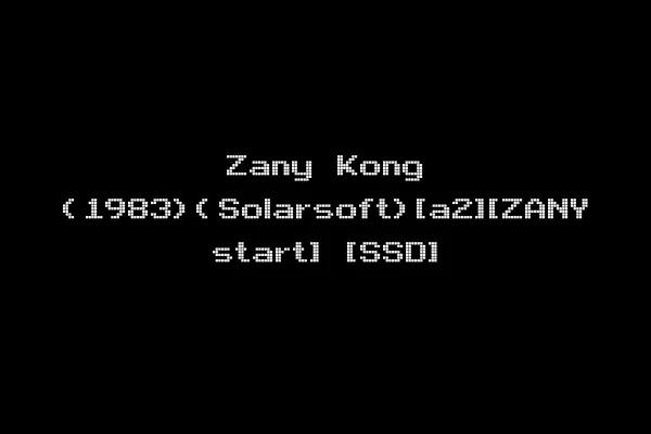 Zany Kong (1983)(Solarsoft)[a2][ZANY start] [SSD]