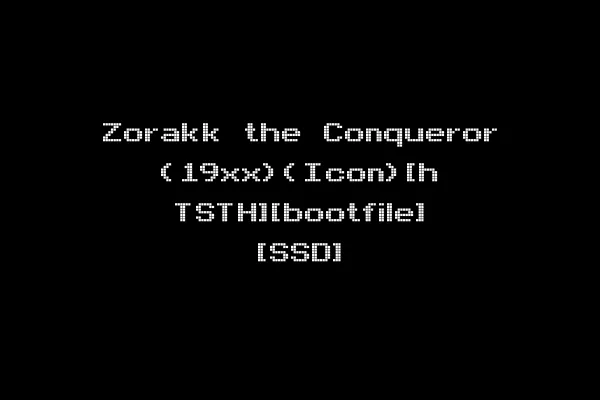 Zorakk the Conqueror (19xx)(Icon)[h TSTH][bootfile] [SSD]