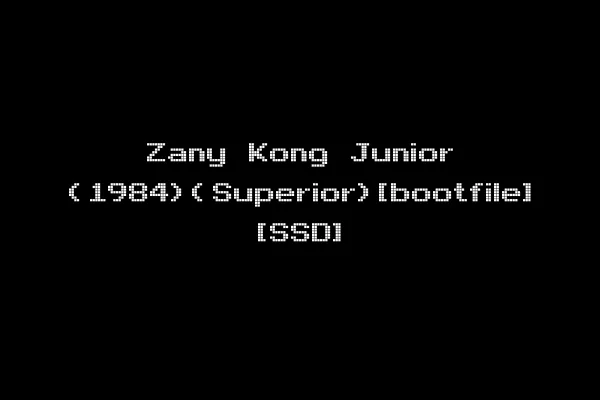 Zany Kong Junior (1984)(Superior)[bootfile] [SSD]