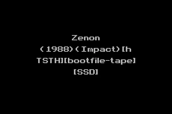 Zenon (1988)(Impact)[h TSTH][bootfile-tape] [SSD]