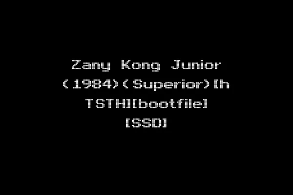 Zany Kong Junior (1984)(Superior)[h TSTH][bootfile] [SSD]