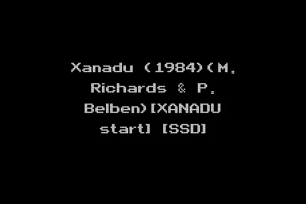 Xanadu (1984)(M. Richards & P. Belben)[XANADU start] [SSD]