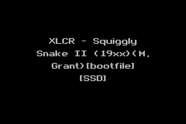 XLCR - Squiggly Snake II (19xx)(M. Grant)[bootfile] [SSD]