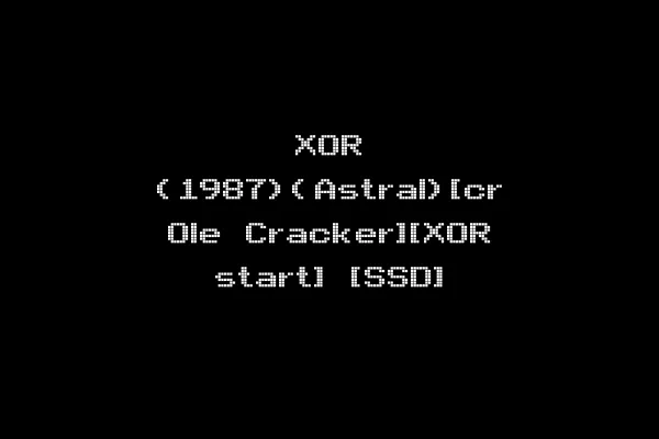 XOR (1987)(Astral)[cr Ole Cracker][XOR start] [SSD]