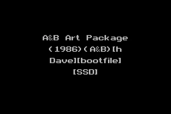 A&B Art Package (1986)(A&B)[h Dave][bootfile] [SSD]