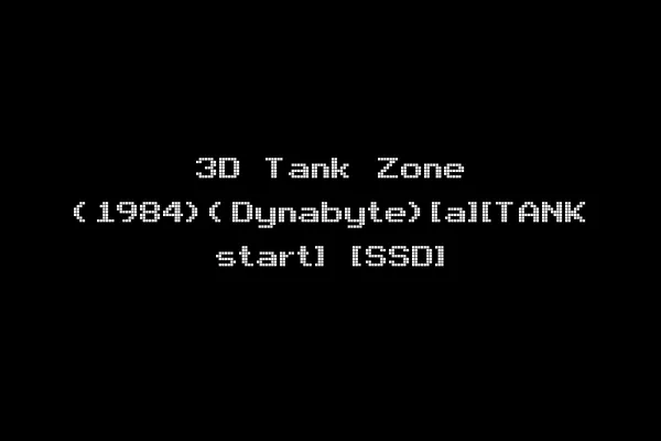 3D Tank Zone (1984)(Dynabyte)[a][TANK start] [SSD]