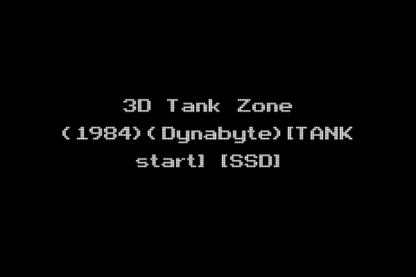 3D Tank Zone (1984)(Dynabyte)[TANK start] [SSD]