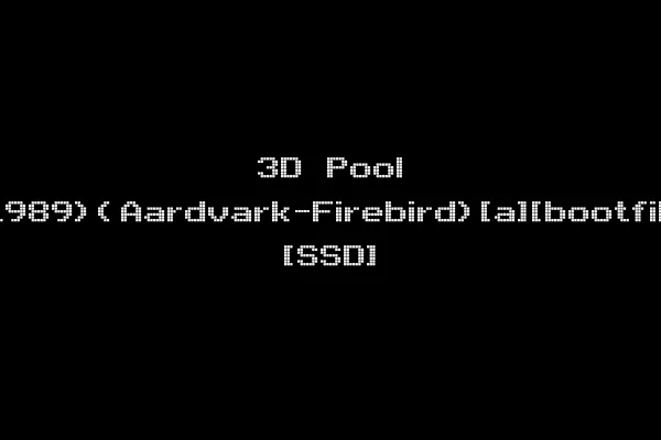 3D Pool (1989)(Aardvark-Firebird)[a][bootfile] [SSD]