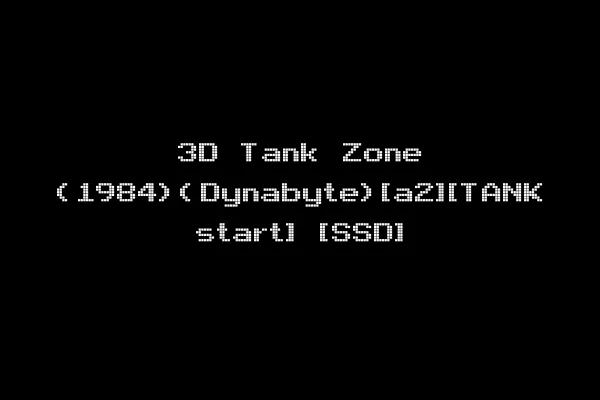 3D Tank Zone (1984)(Dynabyte)[a2][TANK start] [SSD]