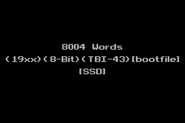 8004 Words (19xx)(8-Bit)(TBI-43)[bootfile] [SSD]