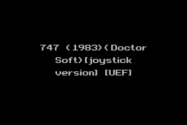 747 (1983)(Doctor Soft)[joystick version] [UEF]