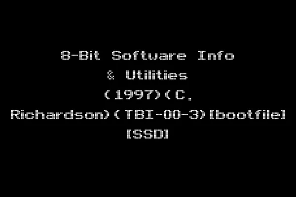 8-Bit Software Info & Utilities (1997)(C. Richardson)(TBI-00-3)[bootfile] [SSD]