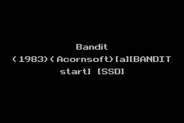 Bandit (1983)(Acornsoft)[a][BANDIT start] [SSD]