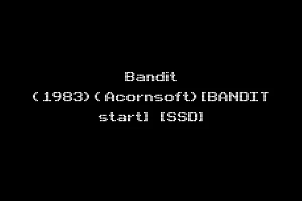 Bandit (1983)(Acornsoft)[BANDIT start] [SSD]
