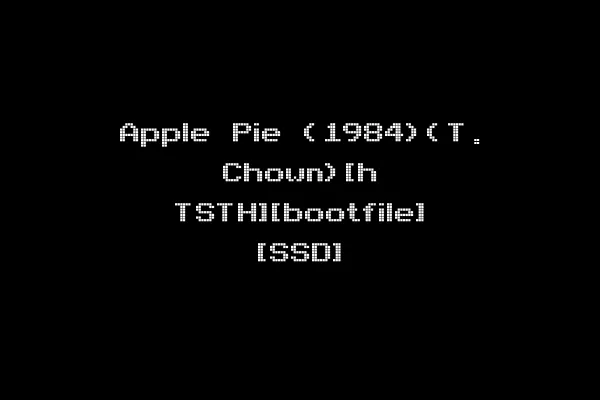 Apple Pie (1984)(T. Chown)[h TSTH][bootfile] [SSD]