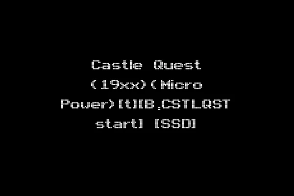 Castle Quest (19xx)(Micro Power)[t][B.CSTLQST start] [SSD]
