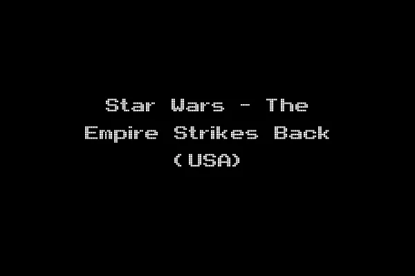 Star Wars - The Empire Strikes Back (USA)
