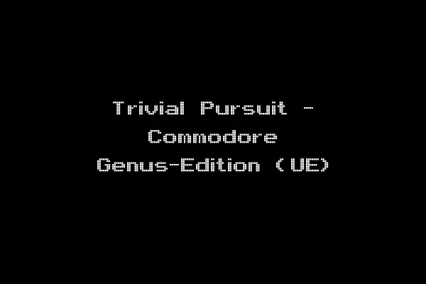 Trivial Pursuit - Commodore Genus-Edition (UE)