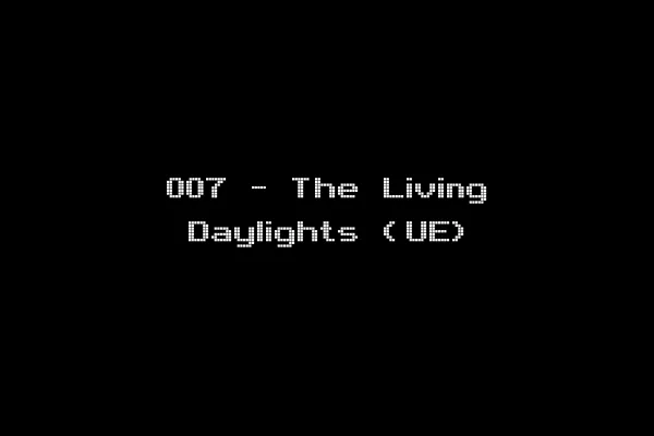 007 - The Living Daylights (UE)